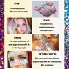 Face & Body Glitter Gel, Sequins Chunky Glitter Liquid Gel,