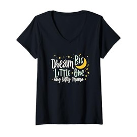 Womens Lullabies Baby Music Soothing Melodies Bedtime Songs V-Neck T-Shirt