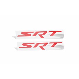 Reflective Concepts - SRT Badge Overlay Decal Stickers - Grille and Trunk - 2014 Charger SRT - (Color: Gloss Red)