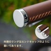 GORIX (GX-500-LXS) Bicycle Leather Grip Leather Grip Brown (GX-500-LXS) Antique
