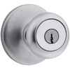 KWIKSET 94002-824 Mobile Home Entry Lockset, Satin Chrome