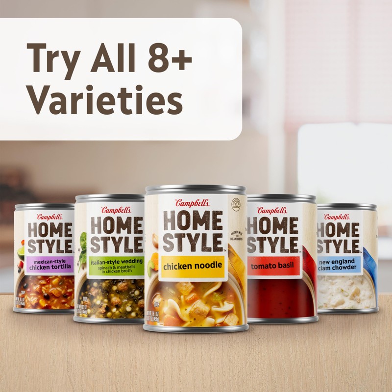 Campbell’s Homestyle Tomato Basil Soup, 16.3 oz Can