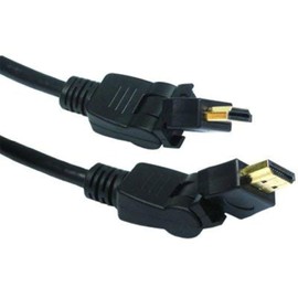 Aptii HDMI v1.4 Gold Cable Rotate & Swivel Right Angle 2m