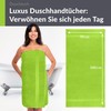 Lashuma Linz Beach Towel Apple Green Cotton Bath Towel for