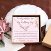 BEKECH To My Mother Necklace Mother Gift Wedding Jewelry Appreciation