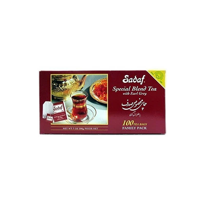 Sadaf Earl Grey Paper Tea Bags - Special Blend Earl