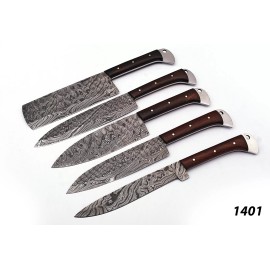KNIVES SET HANDMADE DAMASCUS STEEL CHEF KNIFE SET KITCHEN KNIVES SET X-521