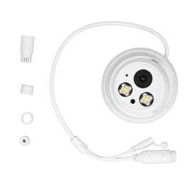 HD Camera Noise Reduction Waterproof Infrared Night Vision Dome Camera for Indoor Outdoor DC12V