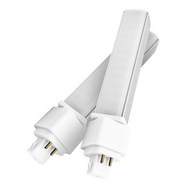 Natural Daylight Gx24q 4 Pin LED Light Bulb PL-C Retrofit Compact Fluorescent Lamp Green Bulb Replacement 26W G24q-2 Gx24q-3 1400 Lm 314° Free Rotate Horizontal Recessed12w 4000k 2pc