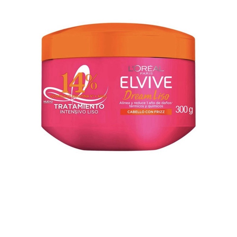 L'Oréal Paris Elvive Mascarilla para Cabello Dream Liso Control Frizz
