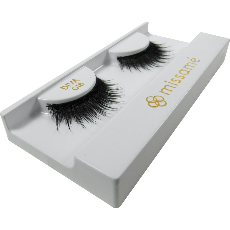 Missamé DIVA Deluxe Beauty False Eyelashes Set Handmade with Premium