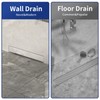 Bernkot Linear Wall Drain 12’’, 304 Stainless Steel Side Drain