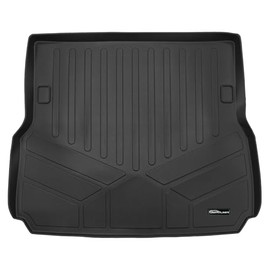 SMARTLINER Custom Fit All Weather Protection Black Cargo Liner Mat Behind 2nd Row Compatible with 2024-2025 Toyota Land Cruiser