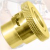 SPARES2GO Cooker Hose Blanking Plug 1/2" BS669 Standard Brass Bayonet