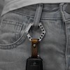 WANERSEN Titanium Keychain Hexagonal Keychain Car Keychain Pendant EDC Gadgets