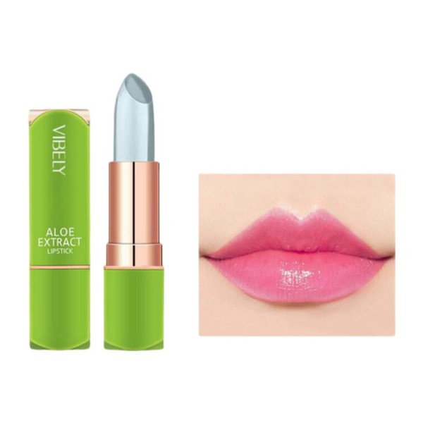 Aloe Vera Color Changing Lipstick, Long Lasting Moisturizing Jelly Lip