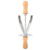 Croissant Roller Cutter Multi Function Stainless Steel Slices Tool Portable