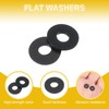 PATIKIL M3 Nylon Flat Washers, 120 Pcs 3mm ID 8mm