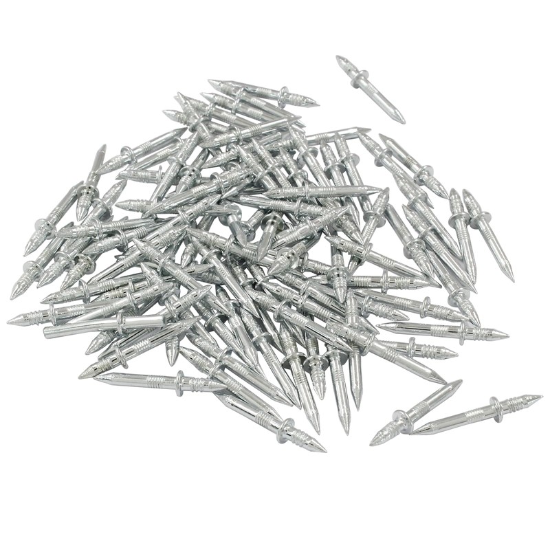 Litoexpe 100 Pcs Double-Head Skirting Thread Seamless Nail, Skirting Line