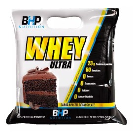 Suplemento en Polvo BHP Nutrition Whey Ultra Protein – Sabor Pastel de Chocolate – Sachet de 2.27 kg