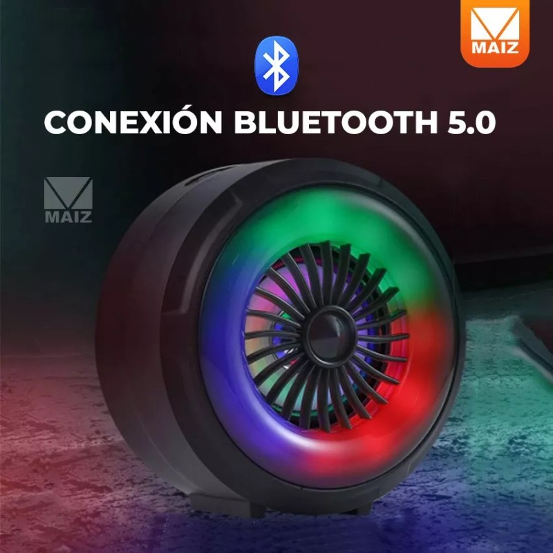 Maíz 5pzs Bocina Bluetooth Radio Inalambrica Portatil Recargable
