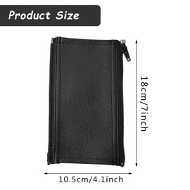 Pack of 2 Pushchair Handle Cover Baby Pram Handle Cover Black Universal Handle Dustproof PU Leather Buggy Accessories Hand Protection Comfortable and Universal Pram Protective Covers with Zip