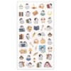 Enuby Large Clear Seal Chill Penguin | Sticker Gold Foil