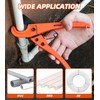 DIFFLIFE Pipe Cutter, High Performance blade Made Ratchet-type Pipe Cutter,