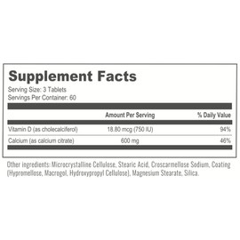BariatricPal BariatricPal Easy Swallow Calcium Citrate (600mg) and D3 Coated Tablets (60-Day Supply)