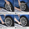 Lyhubmh 23" Extended Lug Wrench 4 Way Heavy Duty Tire