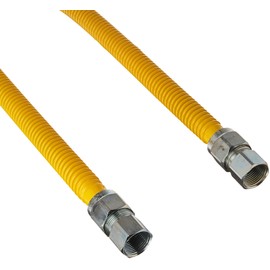 LASCO 10-1290 1-1/8-Inch Outside Diameter by 36-Inch with 3/4-Inch Female Pipe Adapters Tankless Water Heater Gas Connector