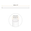Rebower 10" Clear Plastic Rigid Pipe 13mm x 15mm(1/2" x