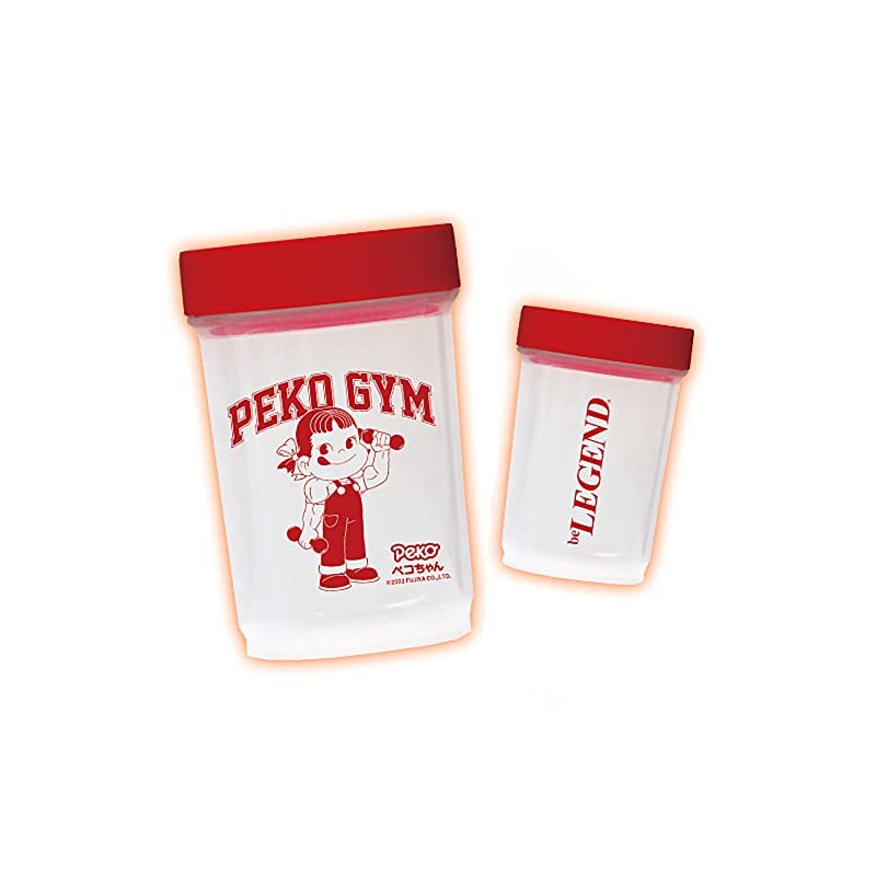Be Legend Macho Peko-chan Dumbbell Shaker [RED x CLEAR] 22.8