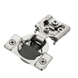 HOME EDIT 10 Pack 5 Pairs 3/8 inch Overlay Soft Close Cabinet Hinges for Kitchen, Stainless Steel Three-Way Adjustable, Concealed Self-Closing Door Hinges