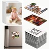 50 Pieces Sublimation Magnet Blanks Set, 5.5x7.5cm Personalized Photo Magnets,
