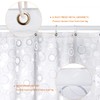 WELTRXE Shower Curtain Liner with Magnets, Shower Curtains Waterproof for