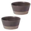 Mino Pottery PLANTAREE-SPLIT - 105 Pack Bowls, Black, Set of