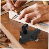 Operitacx Track Stop Block Adjustable Woodworking Limiter with Square Handle