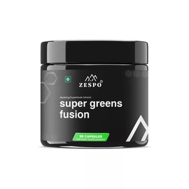 Super Greens Fusion Black Box– 90 Capsules,1100mg – Powerful Green Superfood Blend for Optimal Health Gut Health Capsules Per Serving Size