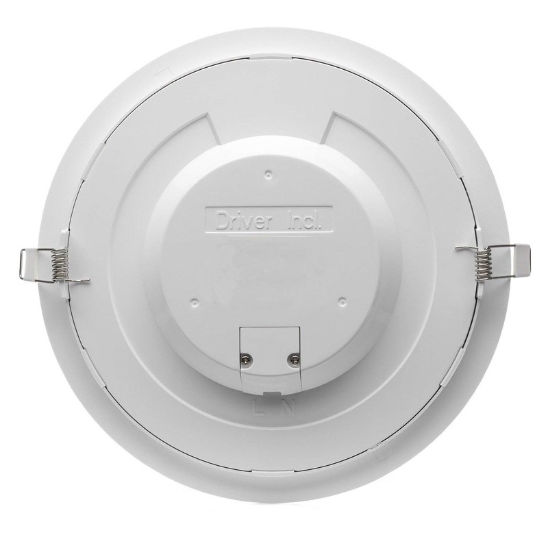 Auraglow 12w LED Circle Slim Panel Downlight Office Ceiling Light