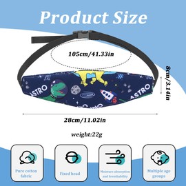 Head Holder Child Seat, Pack of 2 Headrests for Car Seats, Adjustable Playpens, Sleep Positioner, Pram, Child Seat Attachment Strap, Head Holder