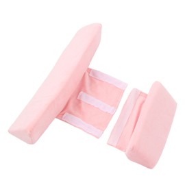 Baby Sleeping Pillow Prevent Rolling Spitting Detachable Wash Baby Side Pillow Support Pink
