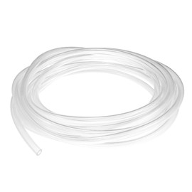 VekAuto Fuel Vent Line Hose, 0.2"x197" 5mm x 5m Gas Line Petrol Hose Tube Universal for ATV Dirt Bike Go Kart Durable Polyurethane Clear