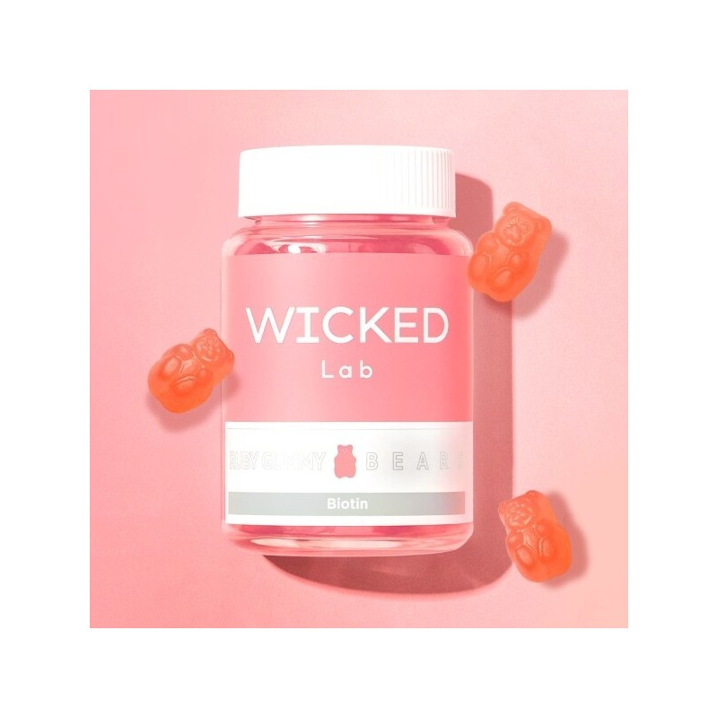 (Wikid Lab) 3 bottles of pink gummy bears / (위키드랩)