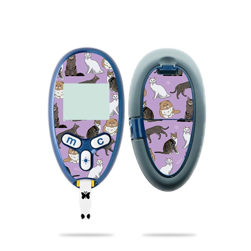 MightySkins Skin Compatible with Abbott Freestyle Lite - Cat Chaos