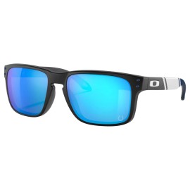Oakley Holbrook Indianapolis Colts 2021 Sunglasses- Matte Black/Prizm Sapphire