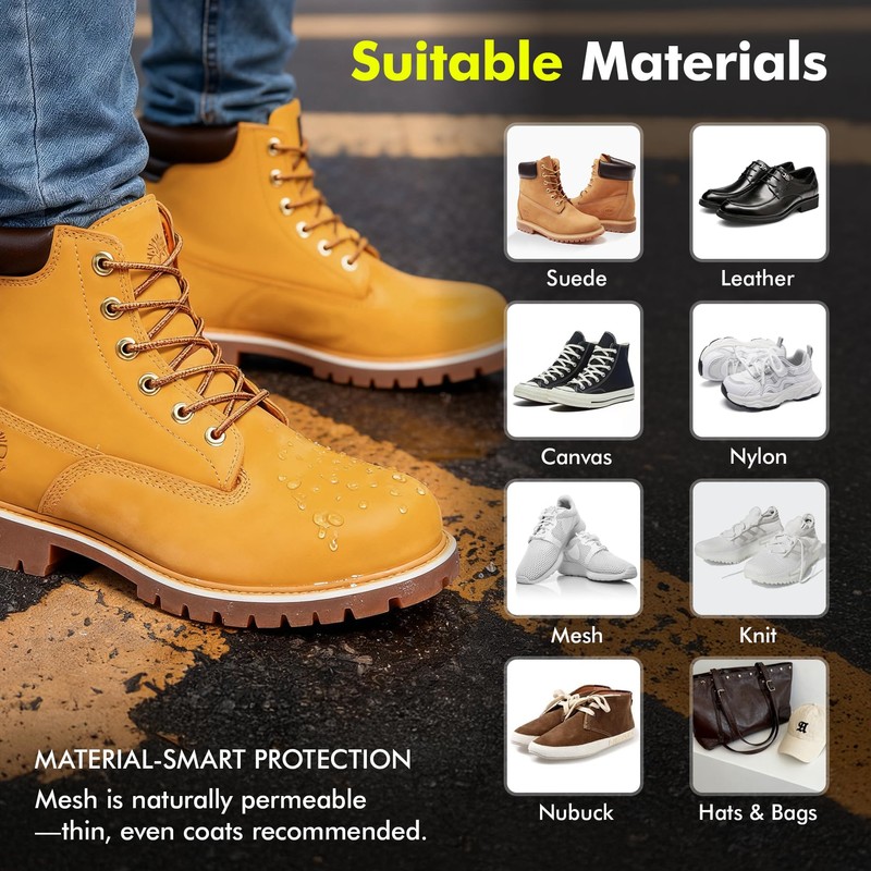 MOYAMUTU Shoe Protector Spray: Rain Stain Dirt Waterproof Shoe Spray,