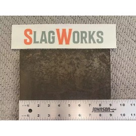 SlagWorks 1/4x9x13 inch steel plate 9”x13” A36 Hot Roll Flat .125" Thick