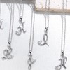 NFYBD 26 Initial Necklaces for Women,Heart Moissanite Letter A-Z Necklace