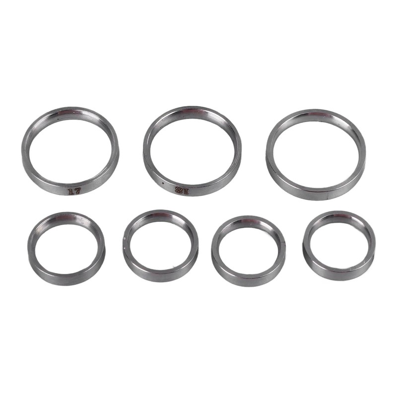 Tyenaza Ring Sizer Measuring Tool, Portable Exquisite Polishing Stainless Steel